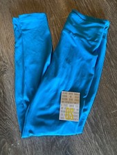 NWT LuLaRoe OS One Size Leggings Solid Blue