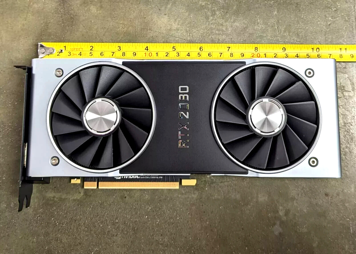 NVIDIA GeForce RTX 2080 Founders Edition 8GB GDDR6 Graphics NVIDIA GeForce RTX 2080 Founders Edition 8GB GDDR6 Graphics