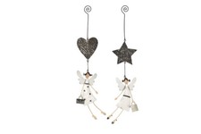 Engel Hänger mit Herz oder Stern Baden Import