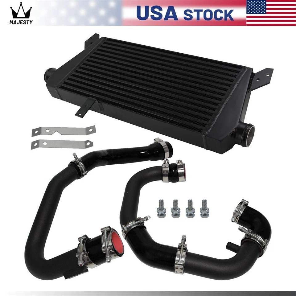 Front Mount Intercooler+Pipe Kit For Audi A4 1.8T Turbo B6 Quattro 2002-2006 BK Foto 2 de 4