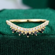 Trending Black Onyx Sterling Silver Ring for women, Wedding Ring,Engagement Ring