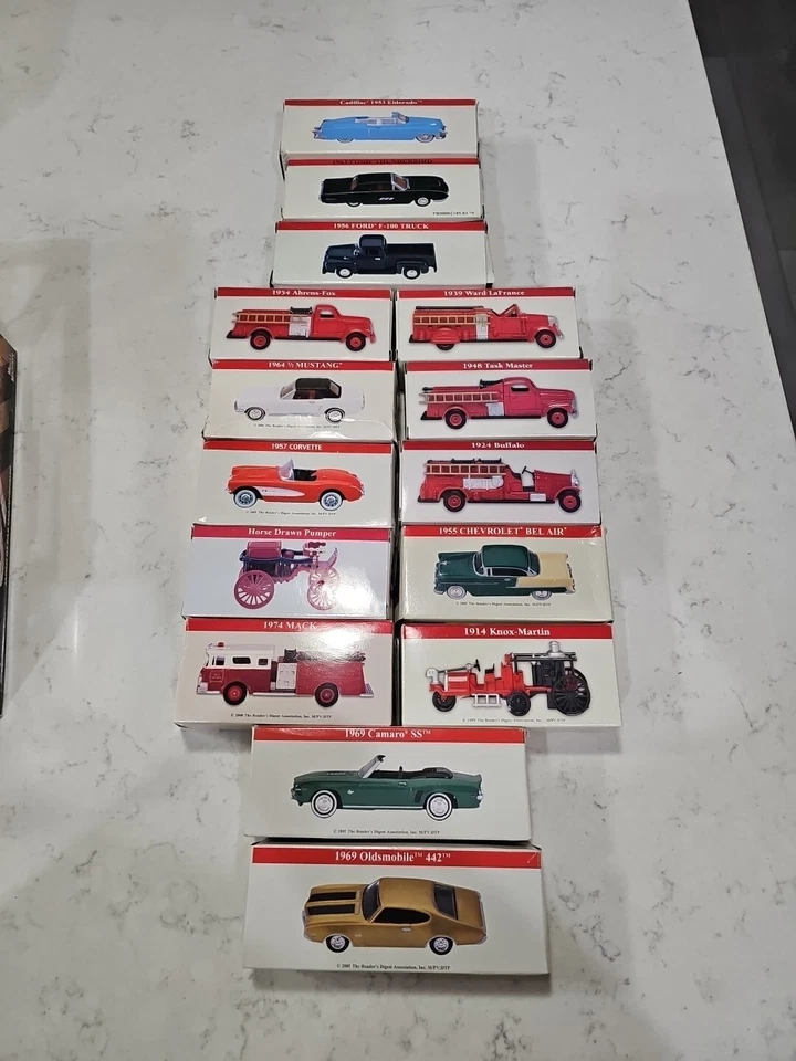 复古 Reader's Digest 批量 (15) 压铸经典汽车 多种型号 1: 64 — 第 2/4 张图片
