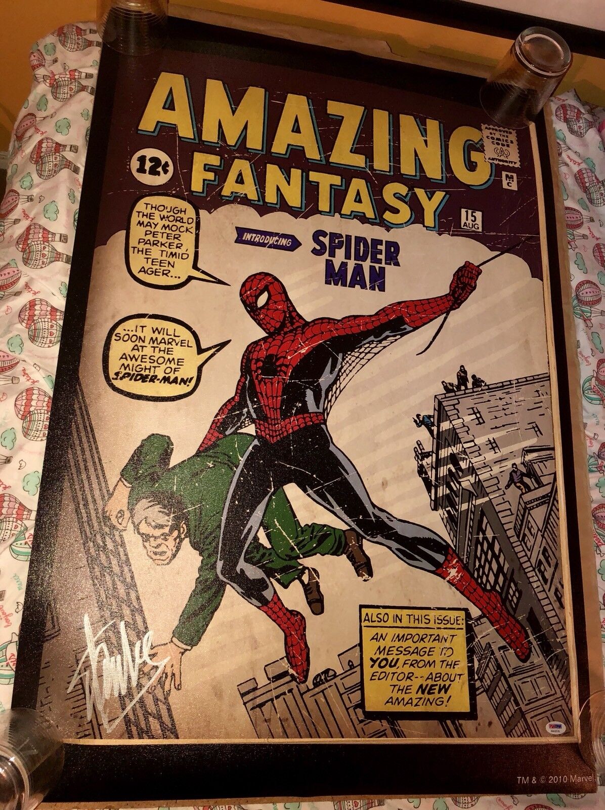 Spider Man (Amazing Fantasy 15 De 1962), Desenho por Paul Clair