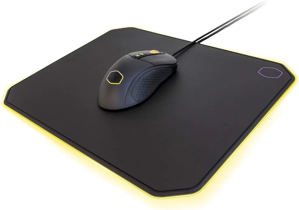 Cooler Master MP860 Tappetino Mouse Gaming Doppia Superficie Ampia 19 Led RGB - Immagine 3 di 4