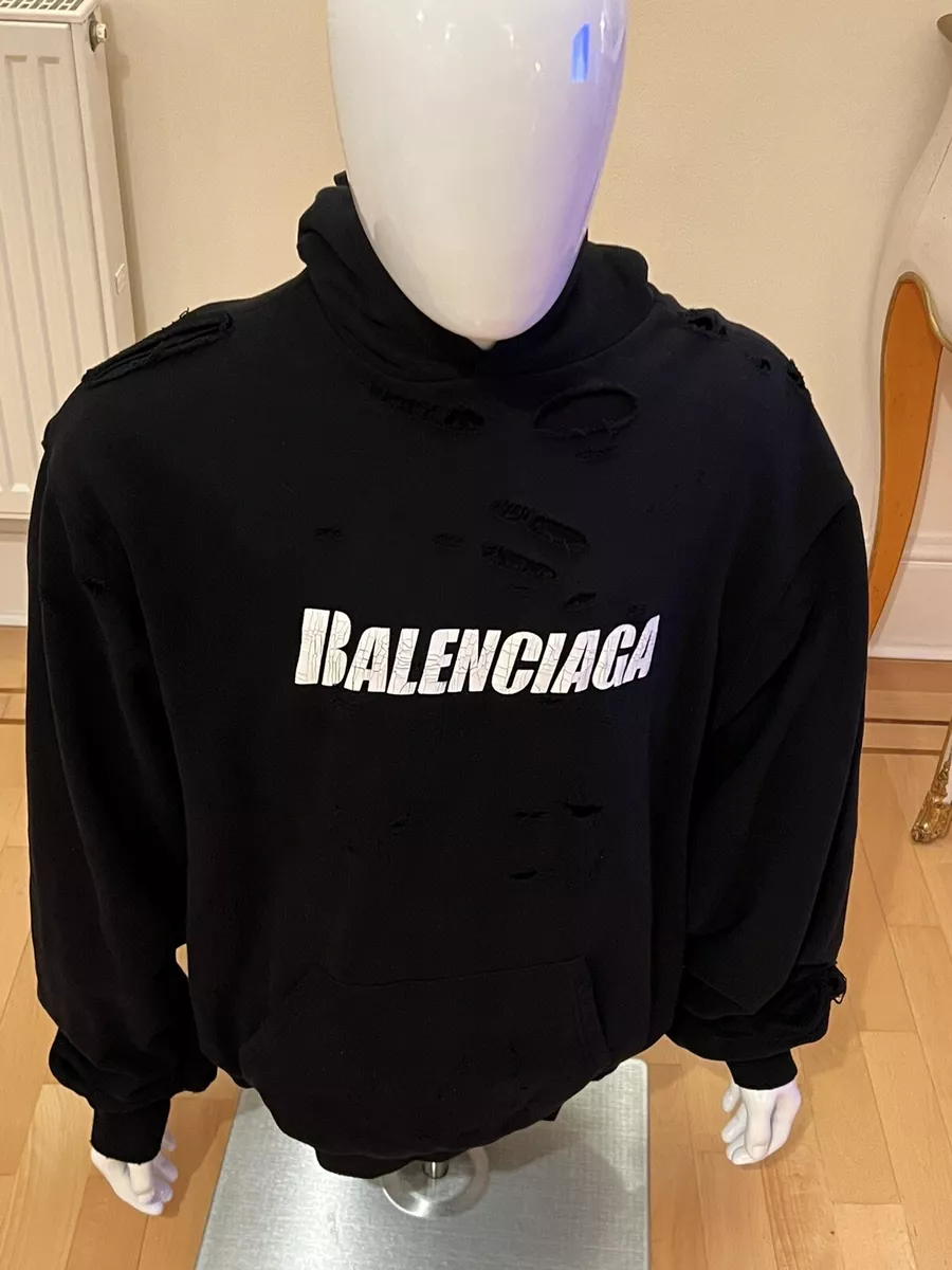 Balenciaga Distressed Hoodie