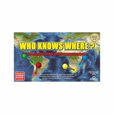 WILD CARD GAMES Who knows where? Board Game Award winning race around the world 2-4 player 12+