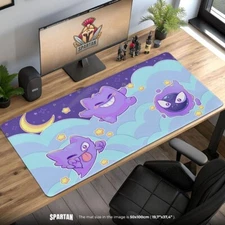 Gengar Ghost Trio Cloud Gaming Desk Mat Mouse Pad