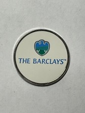 Rare The Barclays Golf Tournament 1" Coin Style Golf Marker - A Beauty