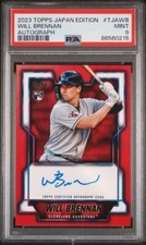 2023 TOPPS JAPAN EDITION AUTOGRAPHS TJAWB WILL BRENNAN PSA 9 Rookie Card POP 1