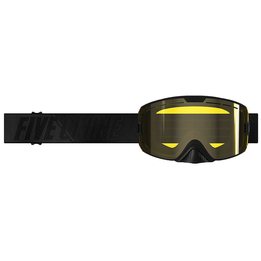 509 Kingpin Goggle Quick Swap Anti Fog Scratch Lens Dual Pane Black w/ Yellow