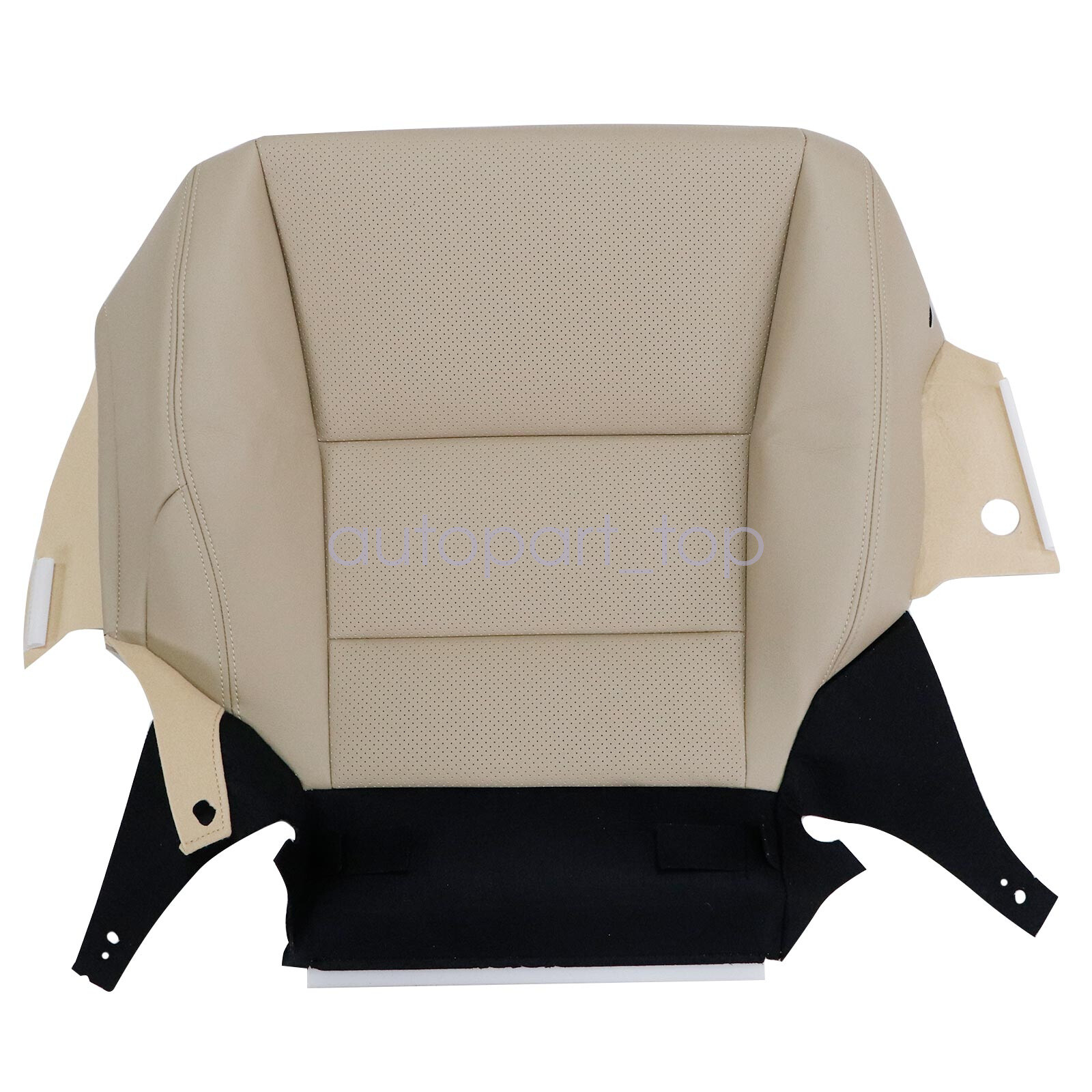 (Replacement) For 2013-2017 Honda Accord Bottom & Top Perforated Seat Cover Tan