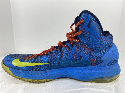 Scarpe da basket Nike Zoom KD 5 Natale 2012 554988-401 da uomo taglia 9,5 - Foto 11 di 12