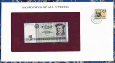 Banknotes of All Nations GDR East Germany 1975 5 Mark UNC P 27a IH017588