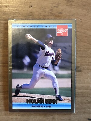 Nolan Ryan 1992 Donruss/Coca Cola Unopened Sealed Pack John Morris on Back