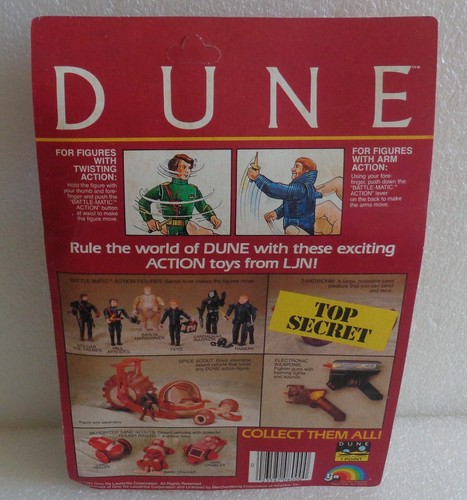 VINTAGE 1984 NEW MOC LJN MATCHBOX DUNE RABBAN ACTION FIGURE - Picture 3 of 7