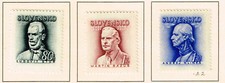 Slovakia WW2 Rulers Hlinka set 1943 MLH