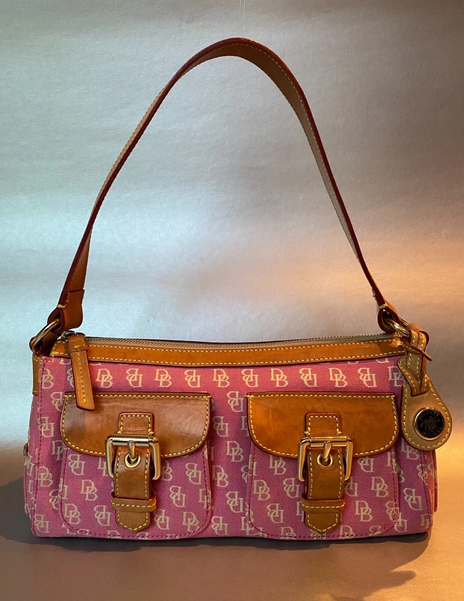 Dooney & Bourke Signature Mini Barrel Bag in Brown