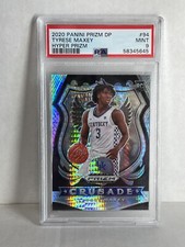 2020 PANINI PRIZM DRAFT PICKS TYRESE MAXEY RC ROOKIE  HYPER   PSA 9