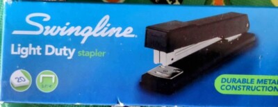 Swingline S7040501 Light Duty Standard Stapler 20 Sheets Black NIB
