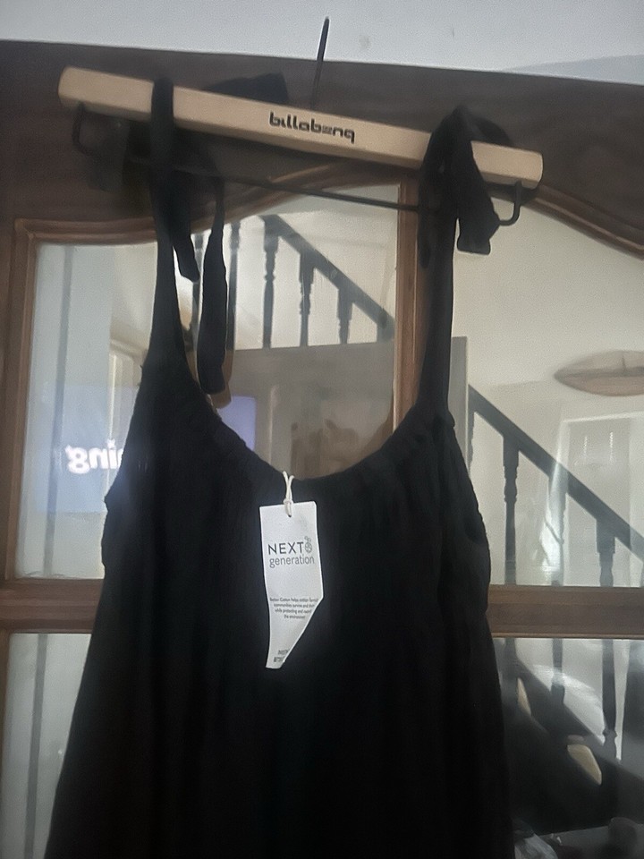 Next Ladies Black Dress Bnwt Size 10 eBay