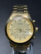 Guess Men's U15061G2 Gold Stainless-Steel Analog Quartz Dress Watch