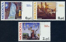 Moldova 1995 - Europa Cept - Peace & Freedom Set of 3 - MNH