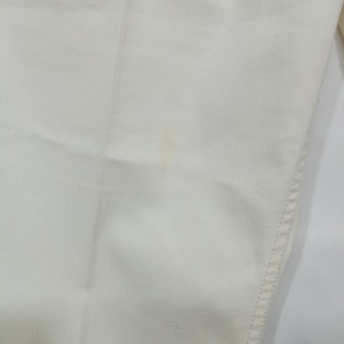 Dana Buchman Womens Cropped Jeans Size 16 Cotton Ivory Denim Bottoms Stained - Picture 3 of 7