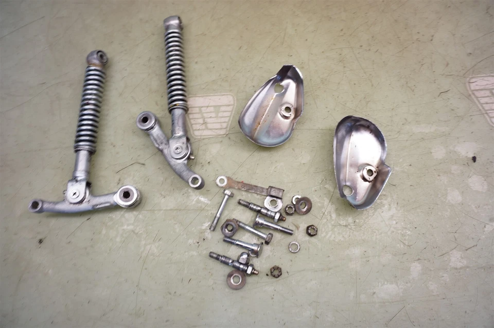 Honda S65 S 65 CS65 1966 Sport 65cc *2653 cubiertas de amortiguadores delanteros Foto 3 de 4