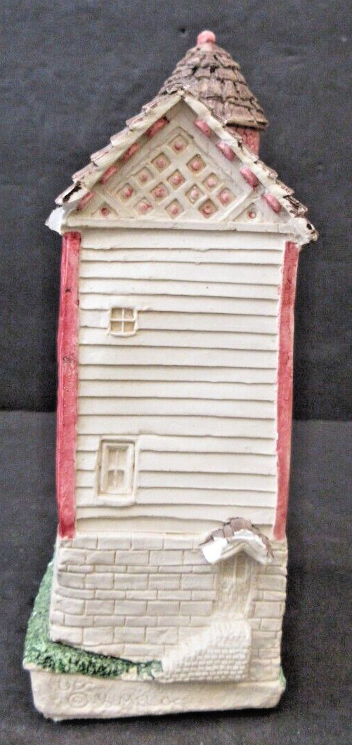 VINTAGE Ceramic Main Street Victorian San Francisco Row House - SIGNED Mel Hall
