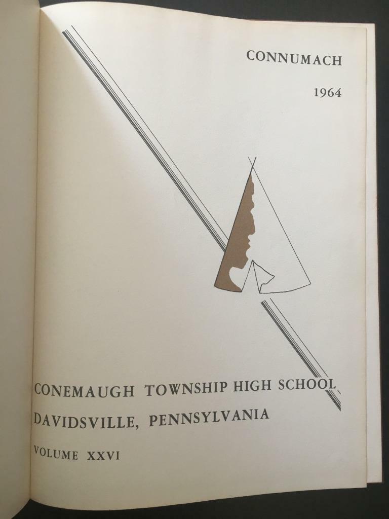 Conemaugh Township High School Yearbook 1964 64 Davidsville
