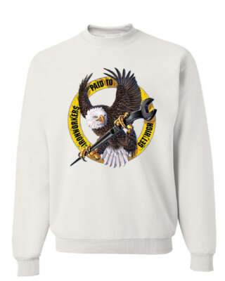 Ironworkers Paid to Get High Sweatshirt Construction Workers Union Sweater