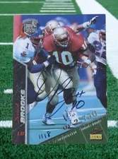 1995 Signature Rookies Signatures /2750 Derrick Brooks #11 Rookie Auto Card HOF