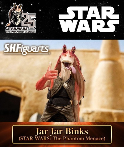 BANDAI S.H.Figuarts JAR JAR BINKS ACTION FIGURE STAR WARS The Phantom Menace - Picture 5 of 13