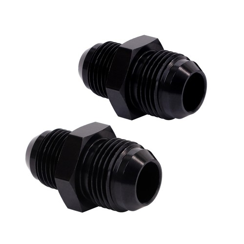 LokoCar 6AN Male to 10AN Male Flare Reducer Union Adapter Fitting Aluminum Black - Picture 8 of 12