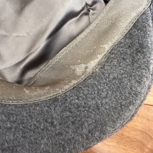 Vintage Polartec Cabbie Newsboy Hat Union Made in USA Size Small Gray Cap Fleece - Picture 7 of 10