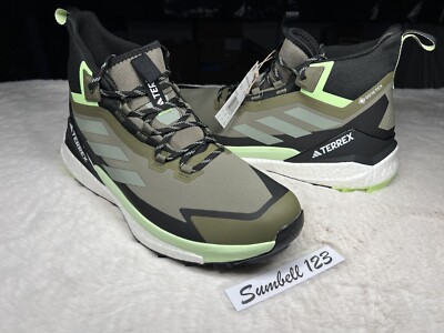 Adidas Terrex Free Hiker GORE-TEX 2.0 Hiking GTX Olive Green Black IE5127 Men 13