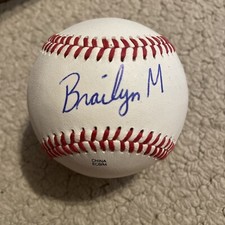 Brailyn Marquez Signed Ball MiLB Autograph MiLB CUBS