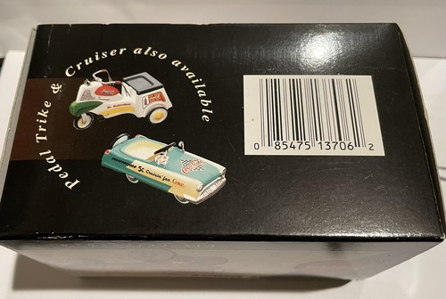 NIB Xonex Miniature 1997 Coca Cola Pedal Air Plane 1/18 scale Diecast - Picture 3 of 10