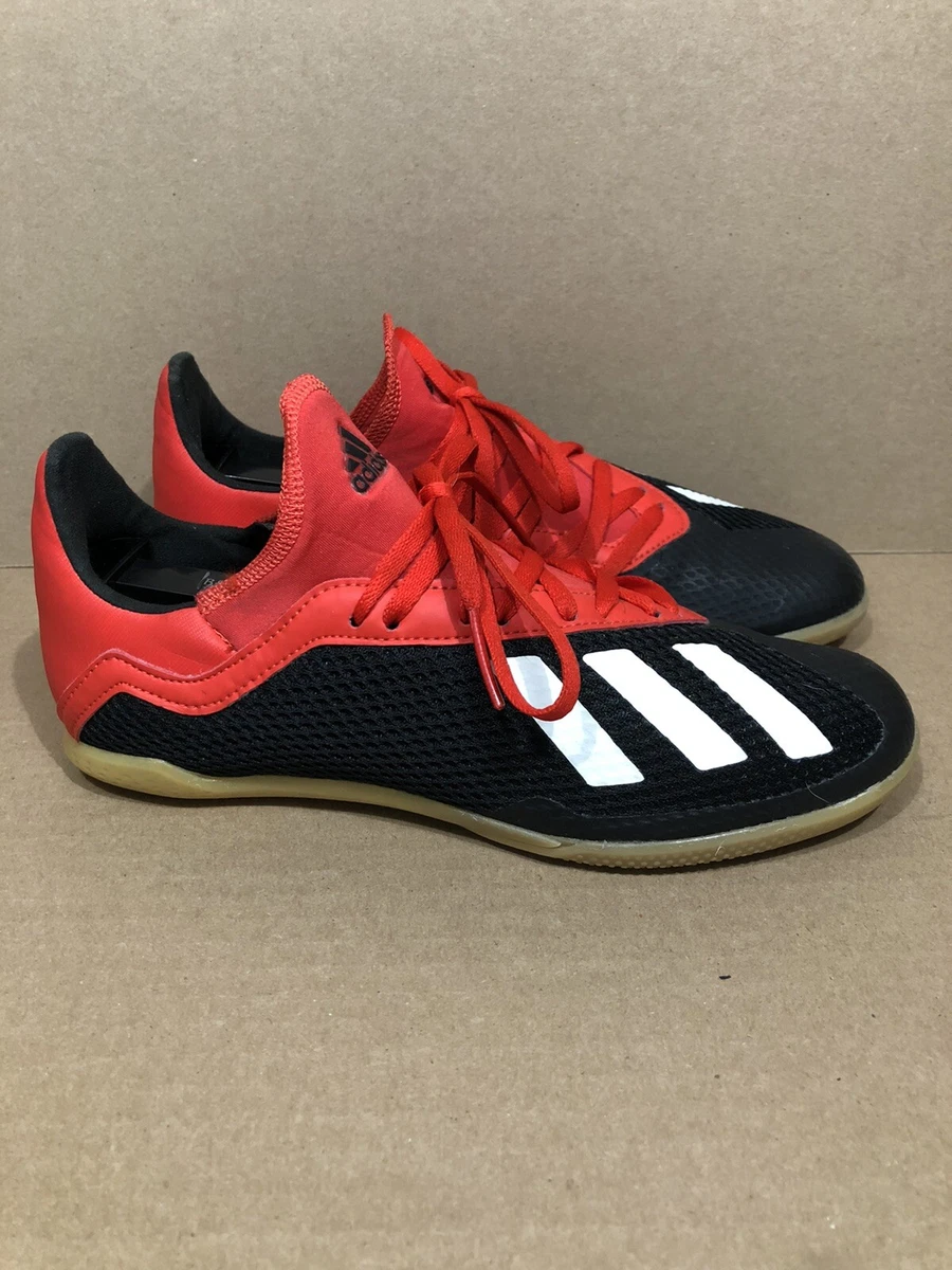 Adidas Tango 18.3 Size 5 Indoor Soccer Shoes Black/White/Red [BB9395]