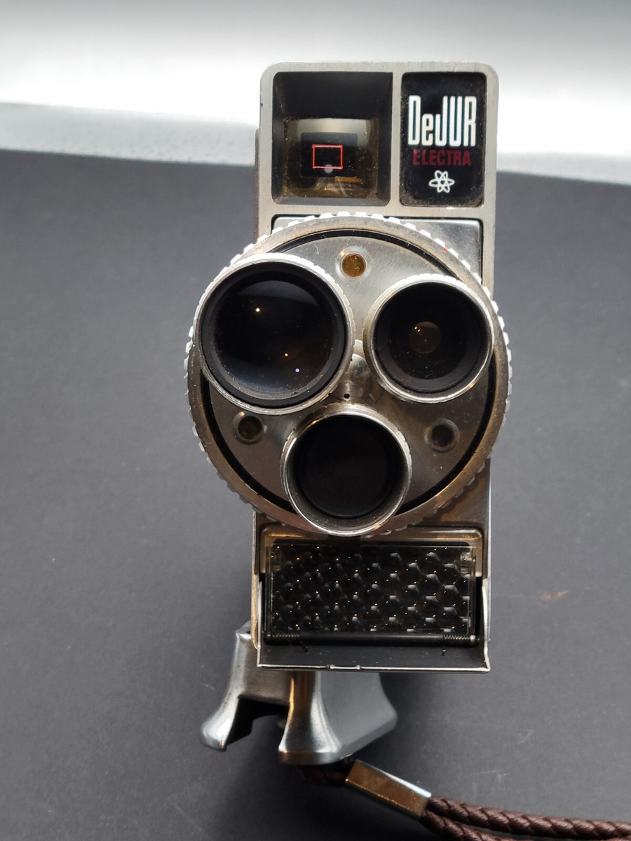 Vintage 1950's DeJUR Electra 8mm Movie Camera Fully