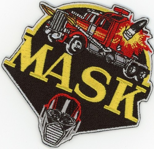 PATCH M.A.S.K  Mobile Armored Strike Kommand 3"  IRON ON  - Afbeelding 1 van 1