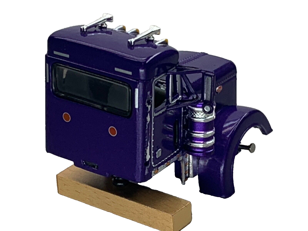1/64 DCP PARTS PURPLE PETERBILT 379 DAY CAB W/ SHOW FENDERS | eBay