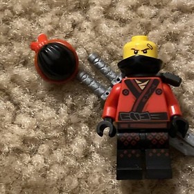 Lego Kai Minifigure Pearl Dark Gray Katana Holder The Lego Ninjago Movie njo316