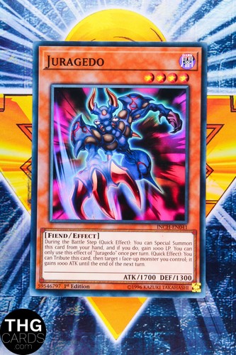 Yugioh Einzelkarte „Juragedo“ – Super Rare, 1. Auflage, Deutsch, Inkl. Fieldcenter-Karte Von LMS Trading