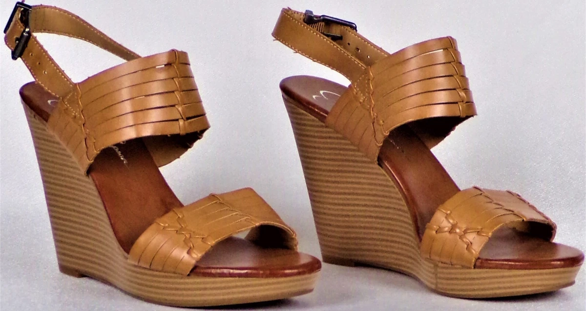 Jessica simpson store cognac heels