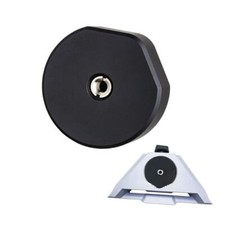 Aluminum Alloy Tripod Mount Adapter with 1/4" and 3/8" Thread, Enables Pipe