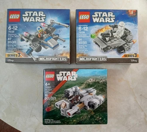 LEGO Star Wars 75125 75126 75321 LOT Microfighters NEW Sealed Retired Sets