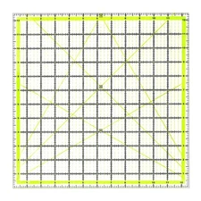 Quilting Ruler(12.5"X12.5"), Square Quilting Rulers Fabric Cutting Ruler Acry...