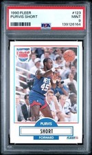 1990 FLEER #123 PURVIS SHORT Graded PSA 9 *MINT*