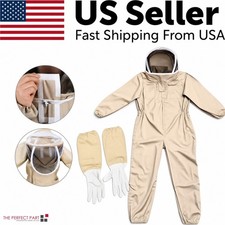 Bee Suit Men Women XL Beekeeping Protective With Glove Veil Hood For BeeKeeper